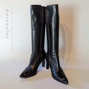 Aerosoles Tax Record Knee High Stretch Back Boots